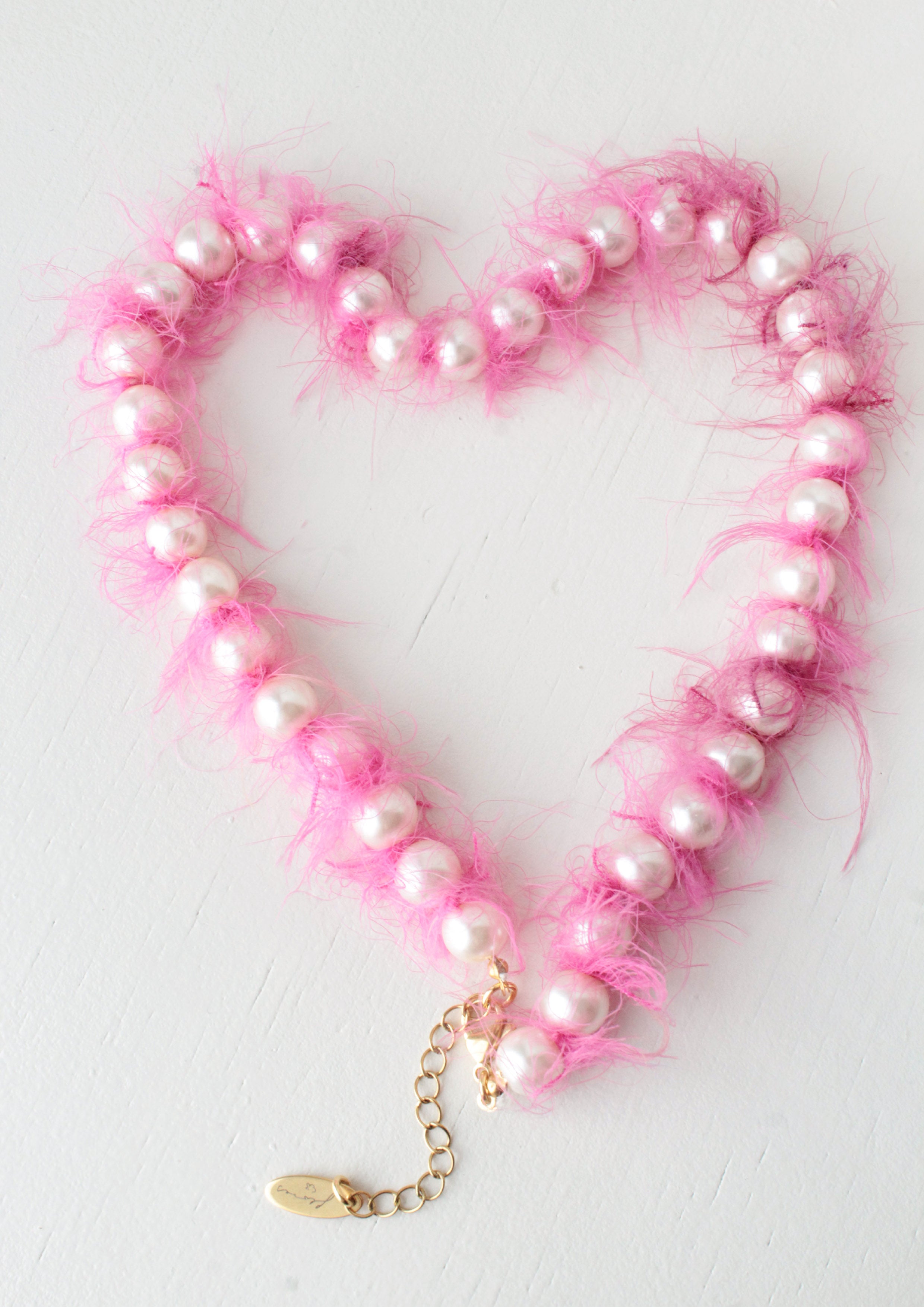 Naszyjnik Pink Puffy