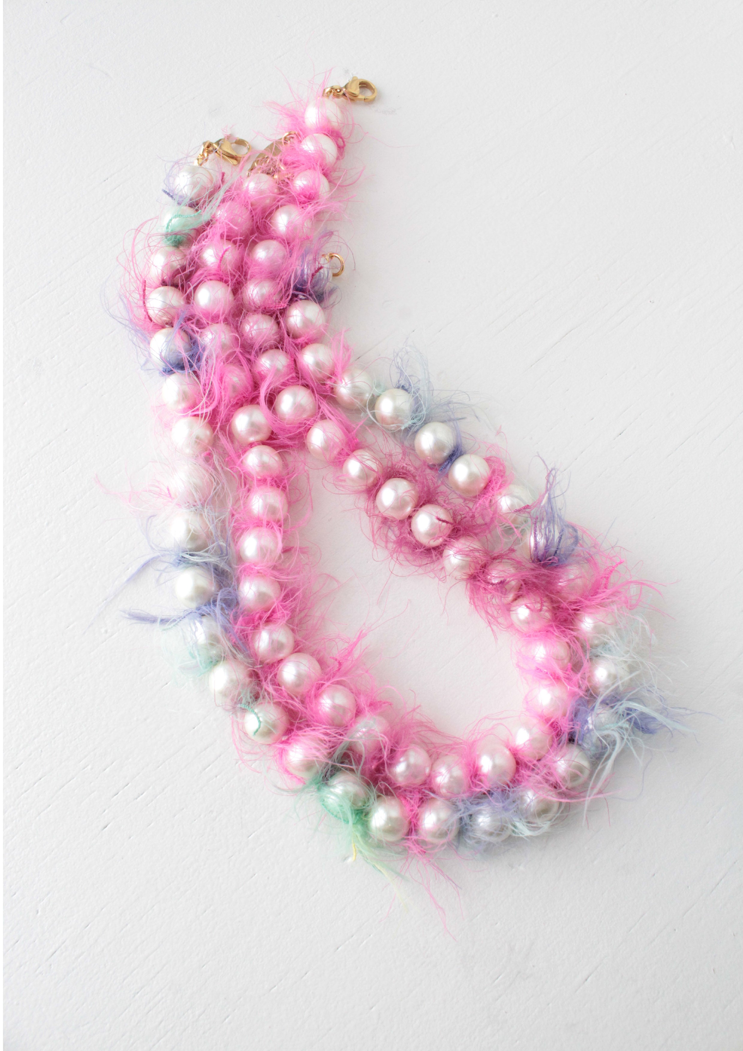 Naszyjnik Pink Puffy