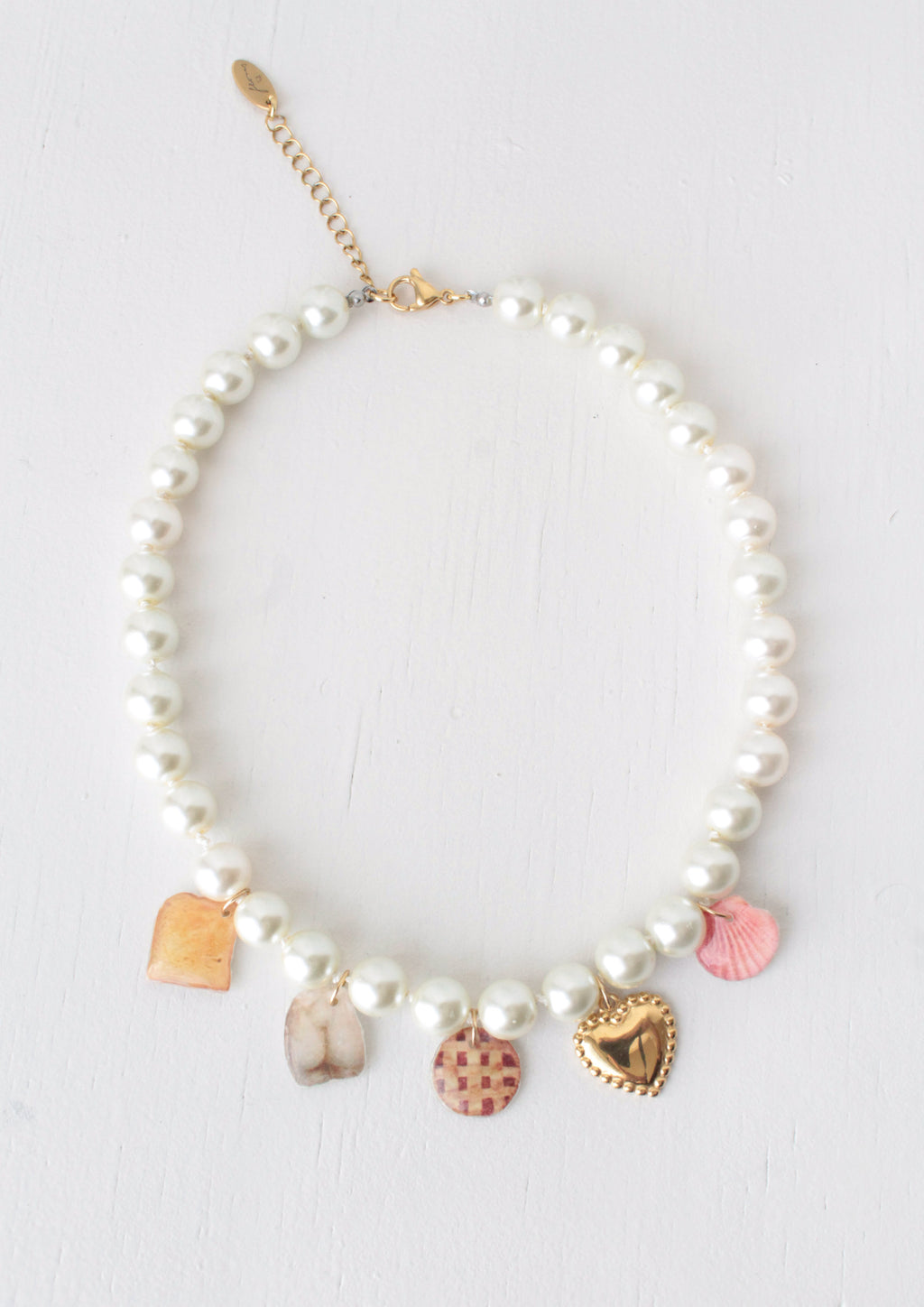HEART charm necklace