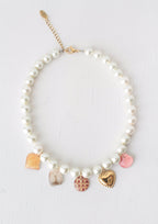 HEART charm necklace