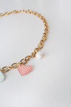 Blueberry Soda Charm Necklace
