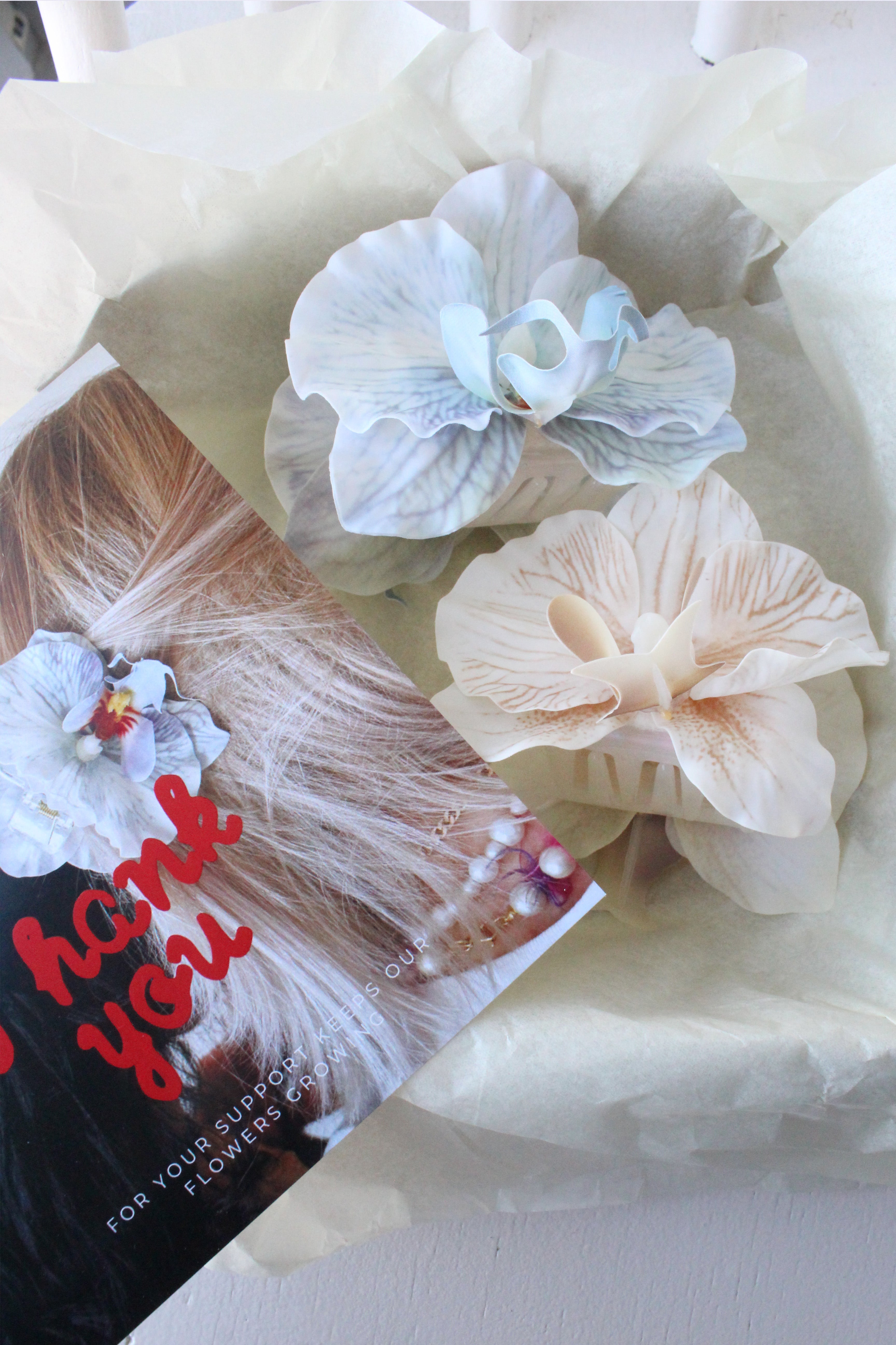 Zestaw Bestie-2 spinki Orchidee