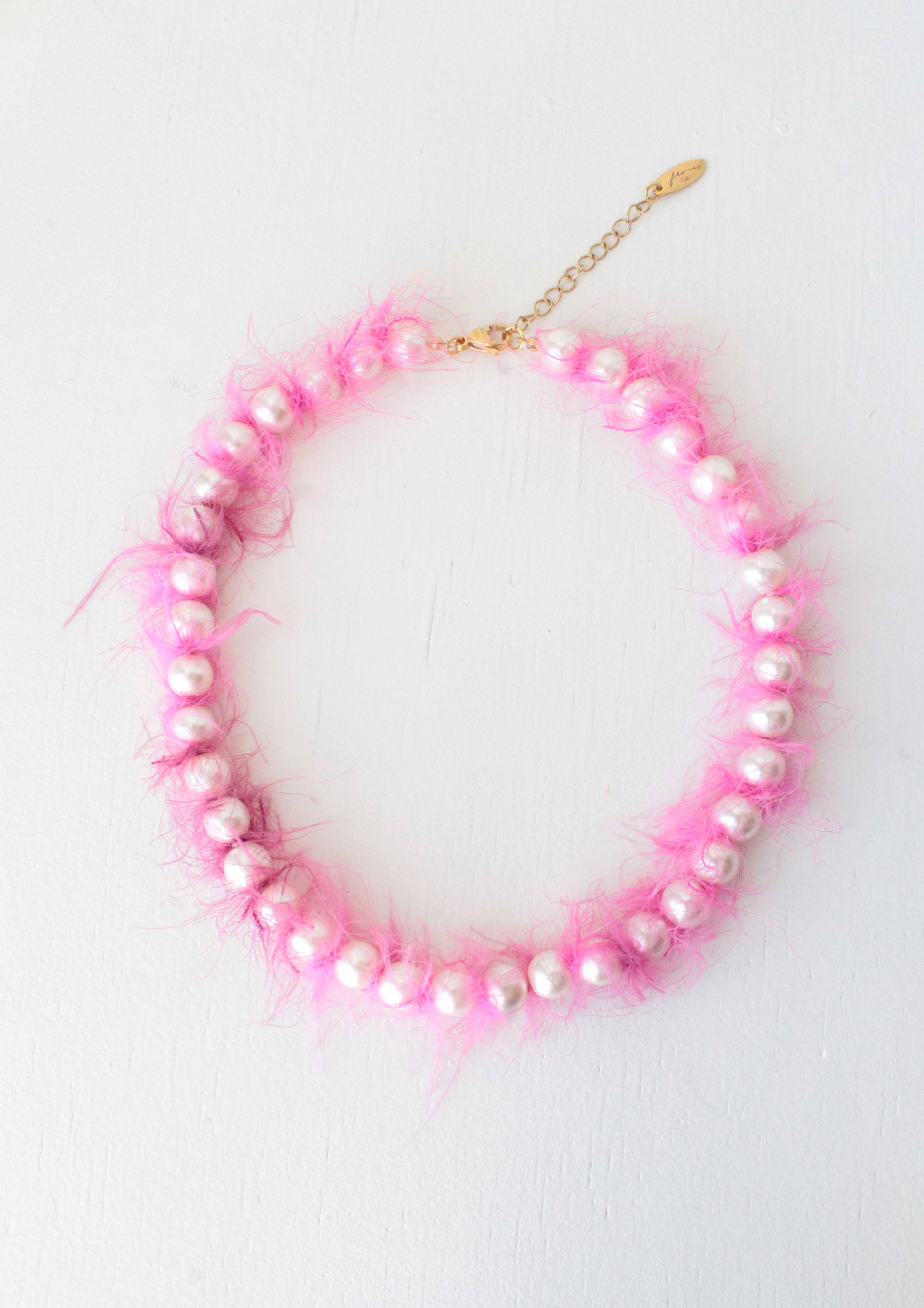 Naszyjnik Pink Puffy