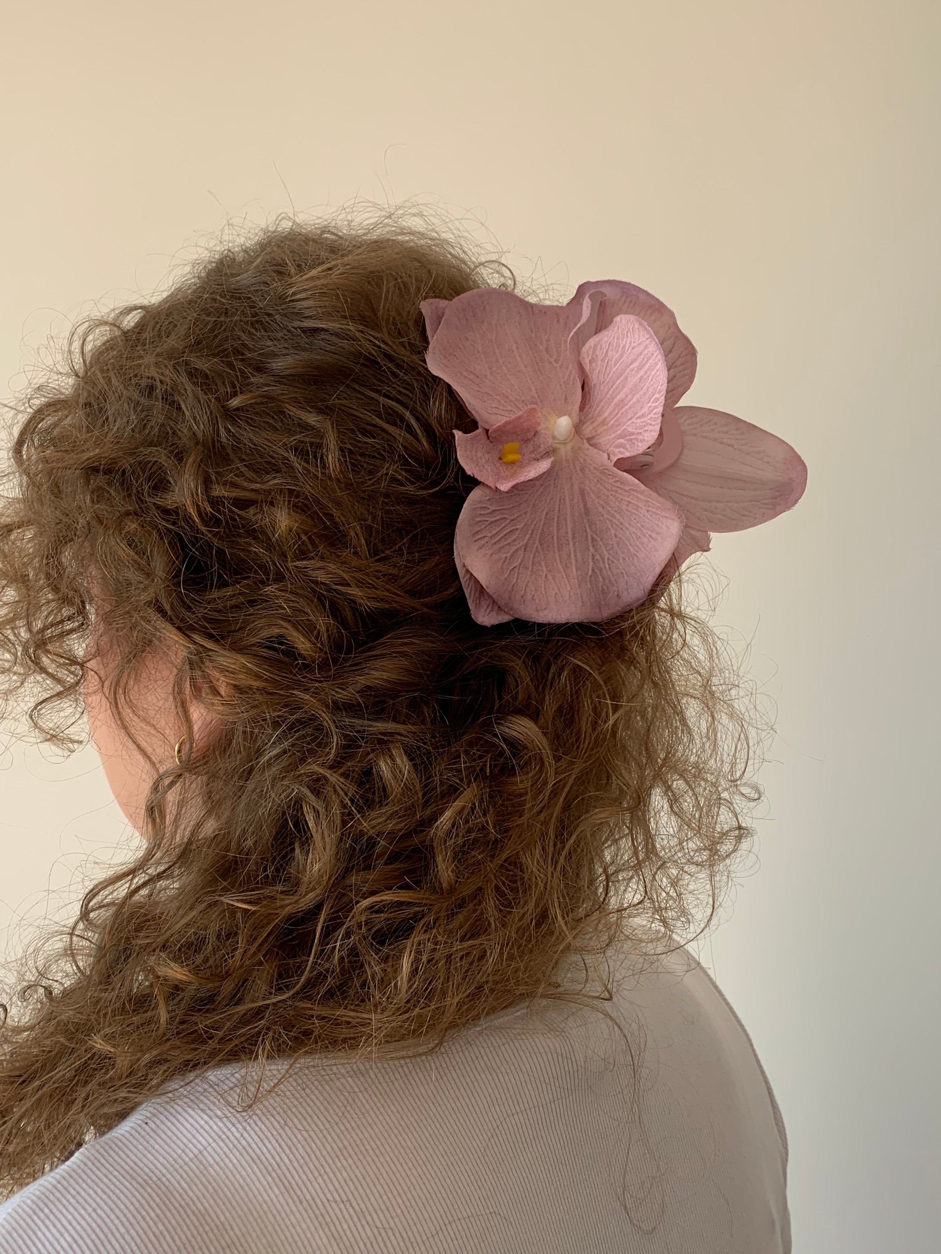 Spinka No.11 pudrowo różowa Orchidea