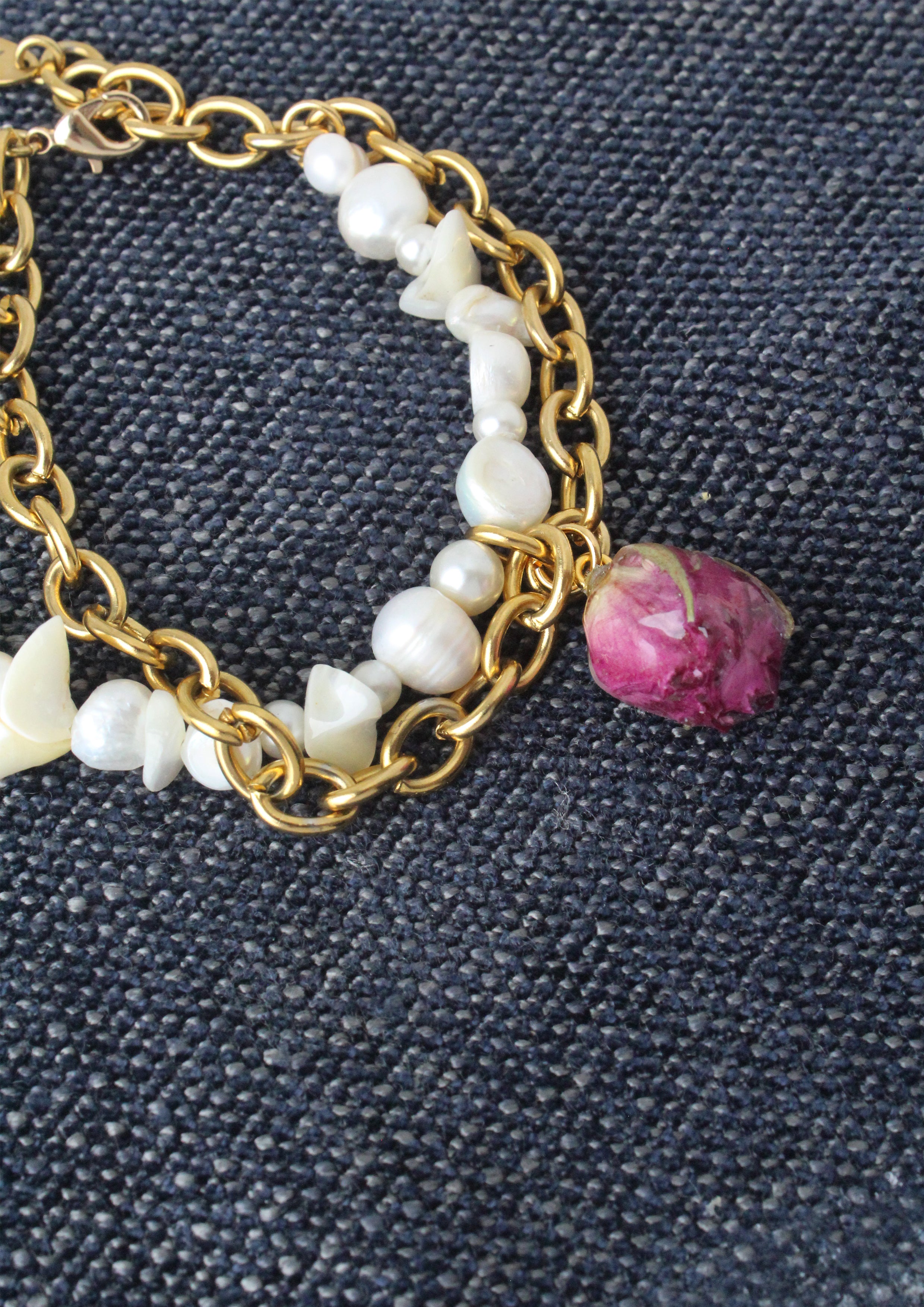 Bransoletka z różą