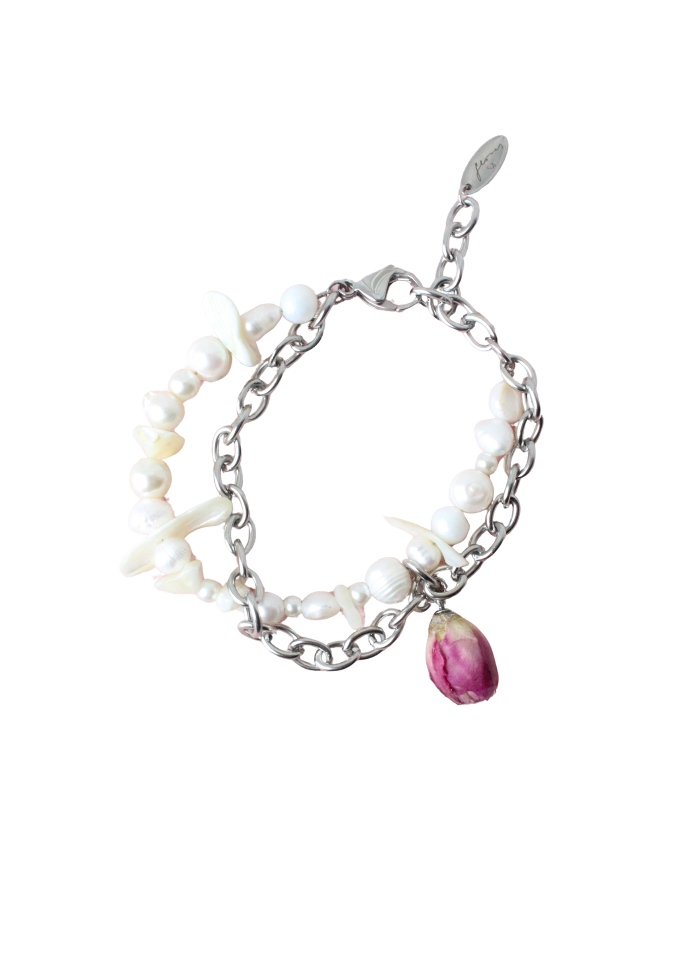 Bransoletka z różą