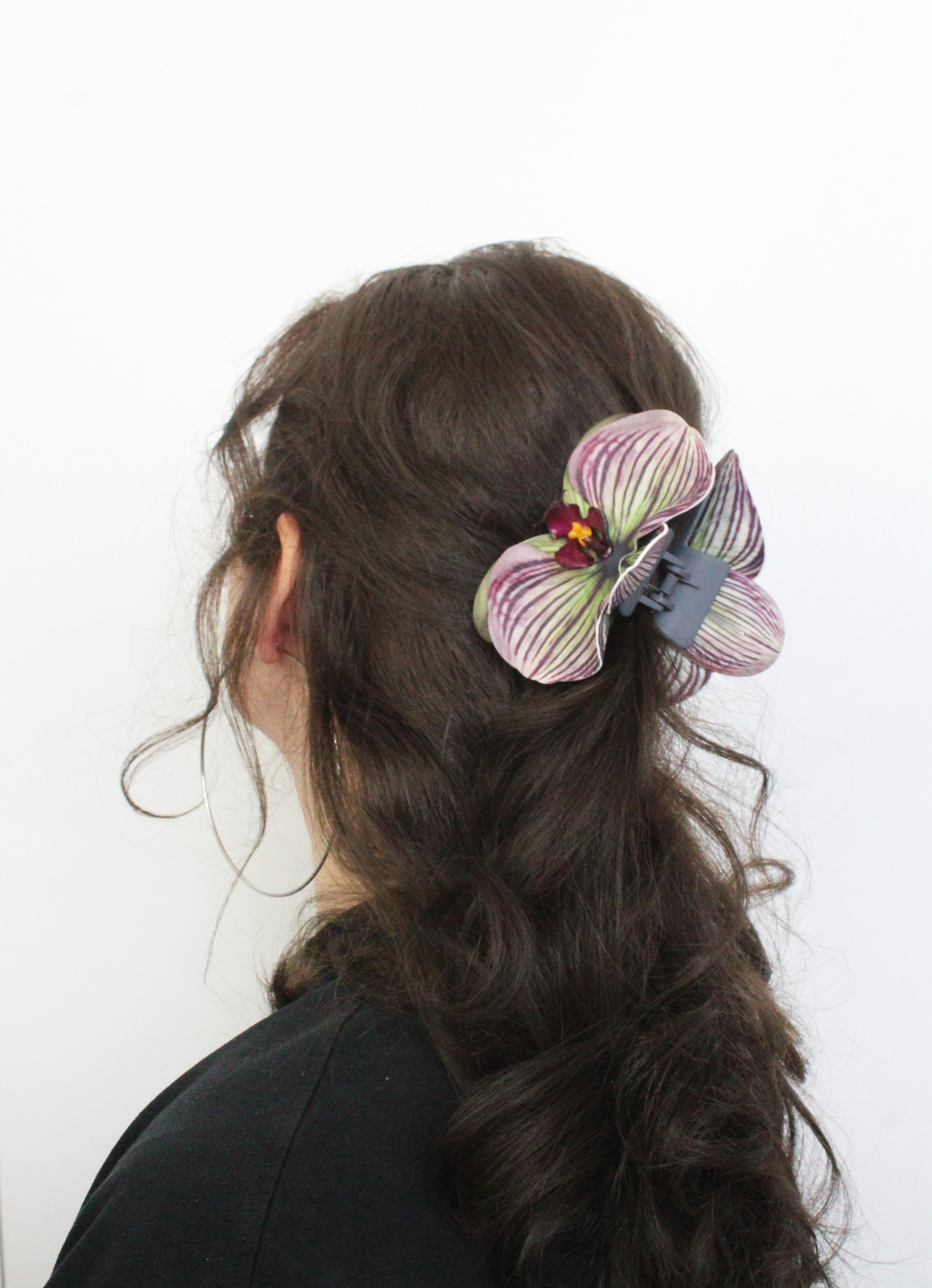 Spinka No.14 orchidea w prążki