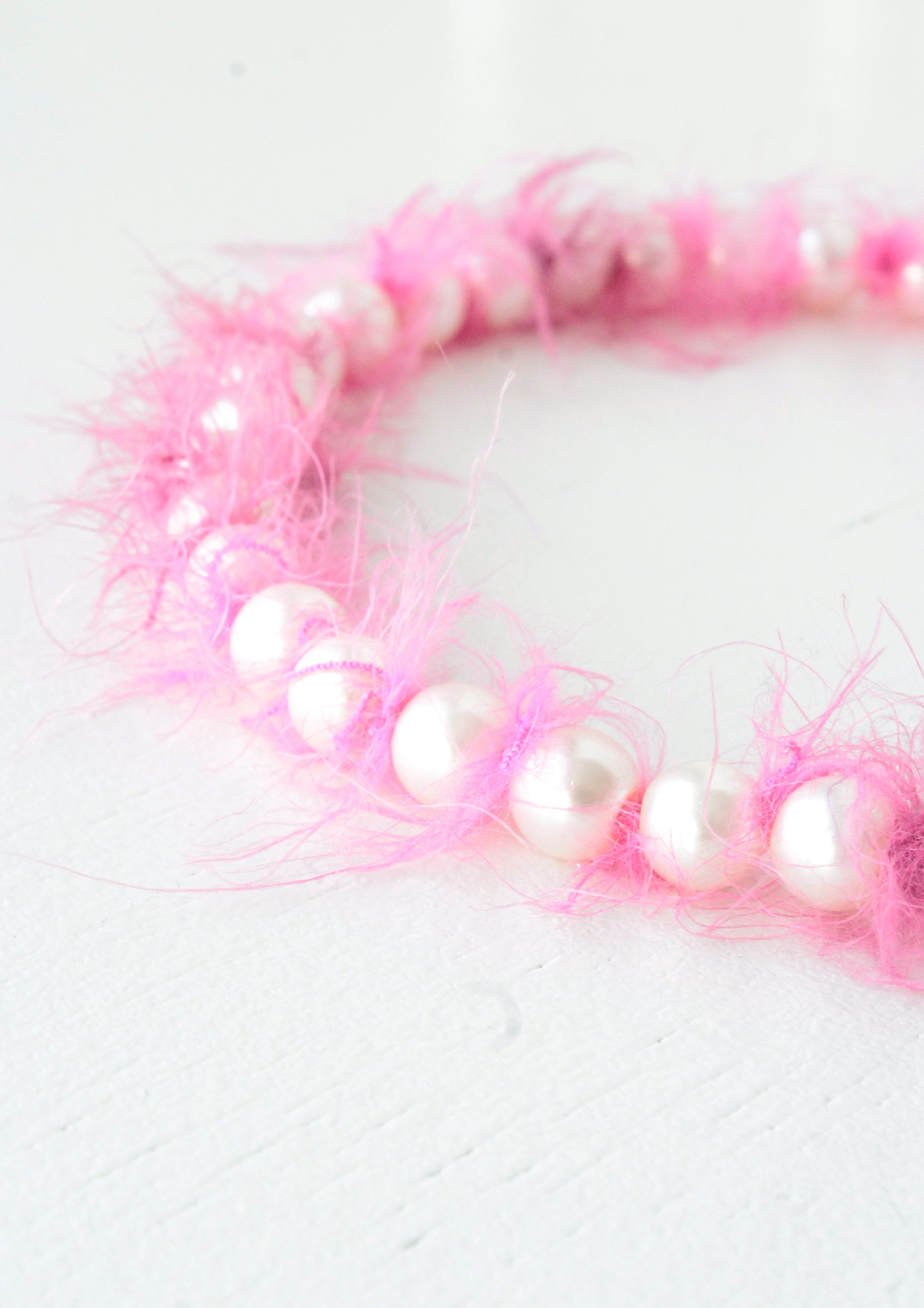 Naszyjnik Pink Puffy