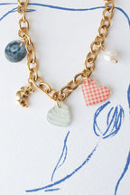 Blueberry Soda Charm Necklace