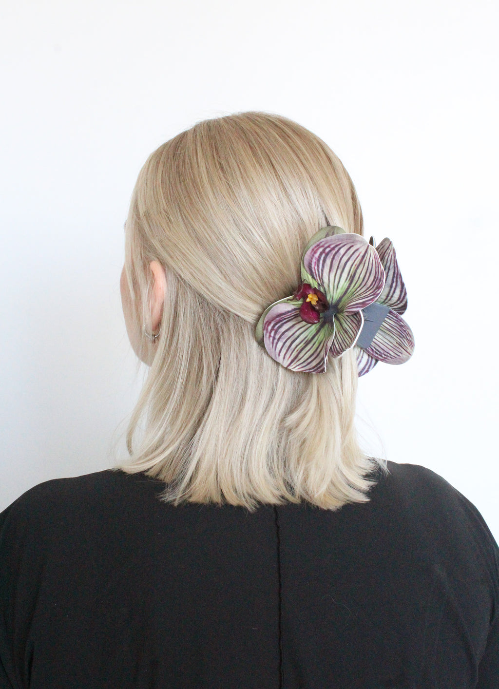 Spinka No.14 orchidea w prążki