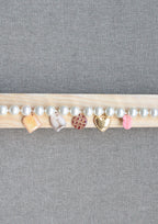HEART charm necklace