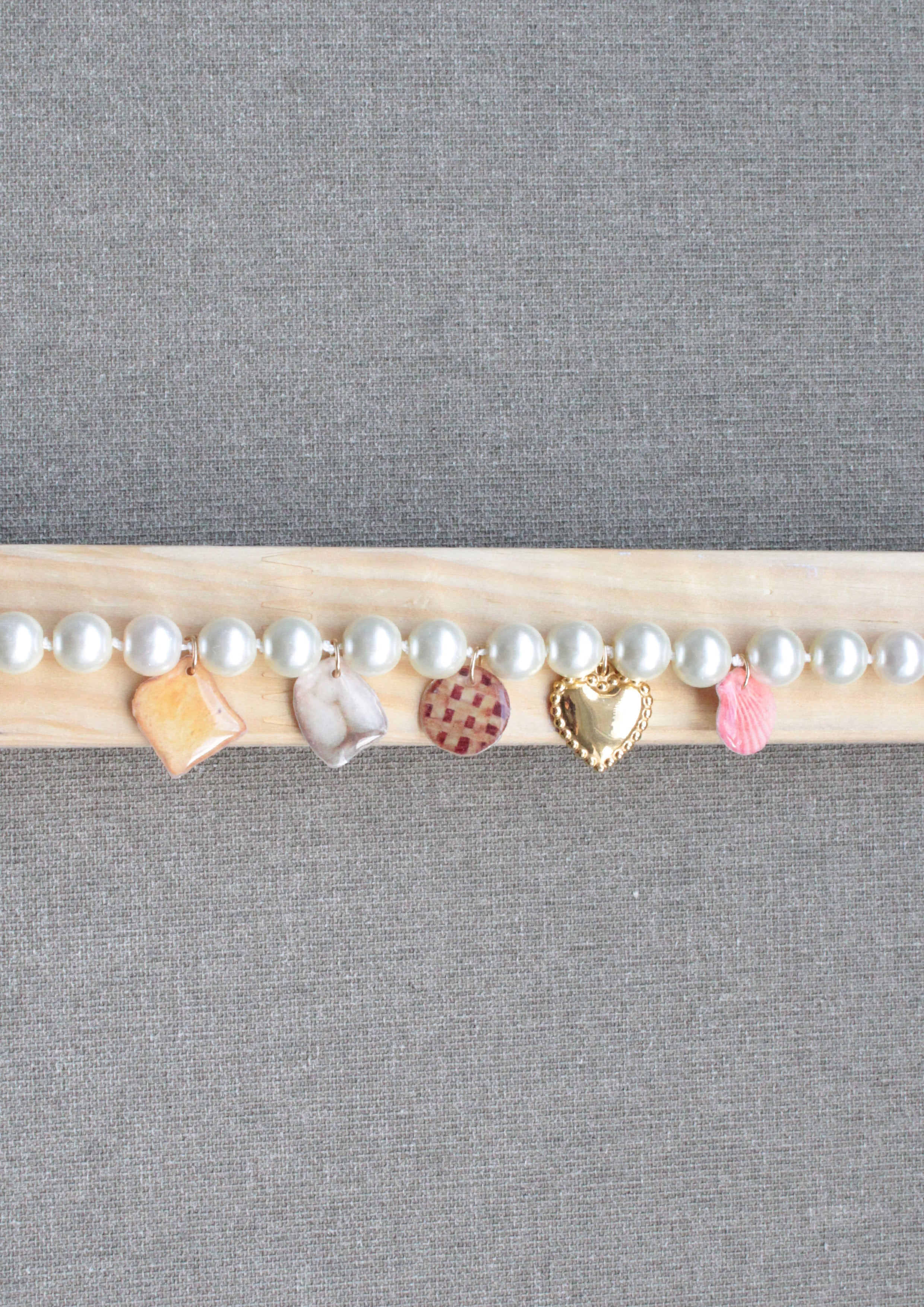 HEART charm necklace
