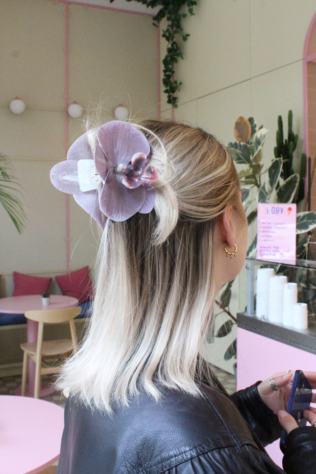 Spinka No.20 liliowa orchidea