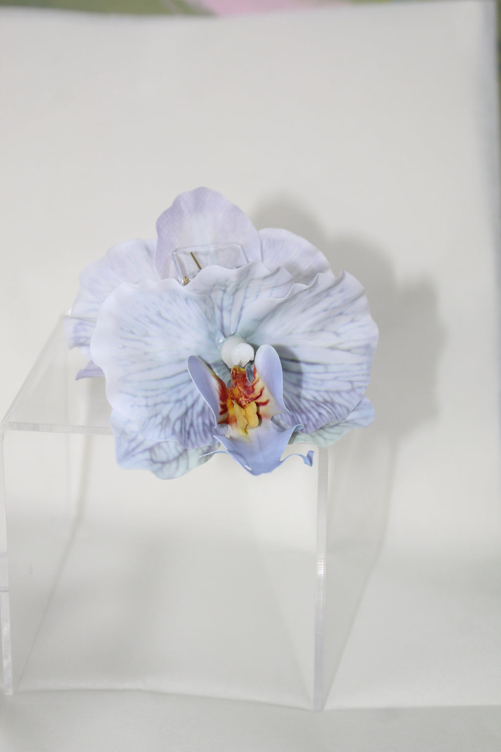 Orchid hair clip No. 2 Blue Orchid