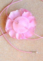 Candy Rose Choker Pink