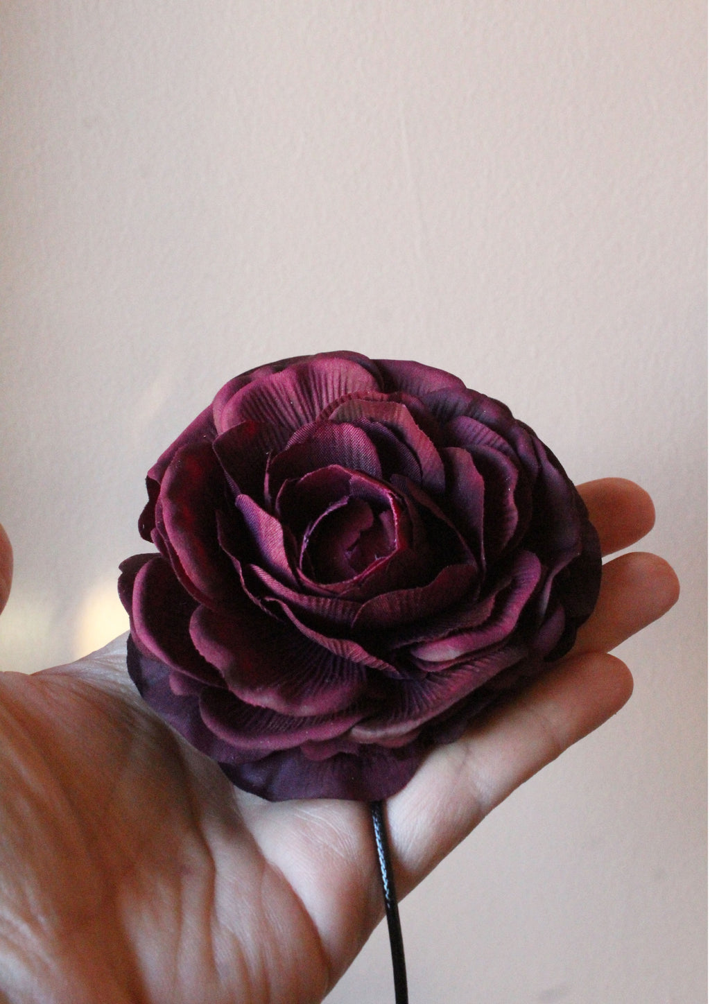 Rose Burgundy Choker