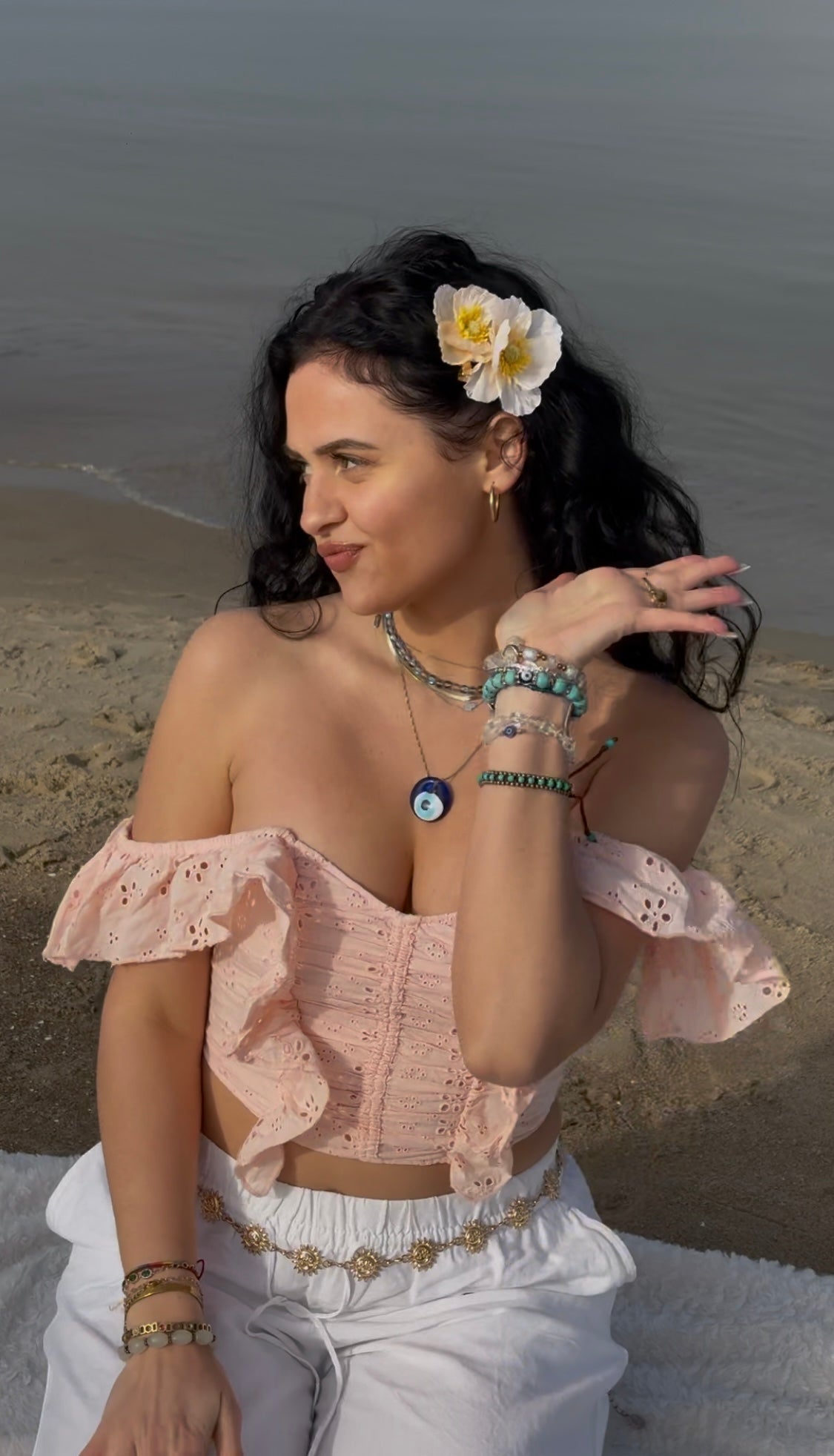 Mini spinki z makiem