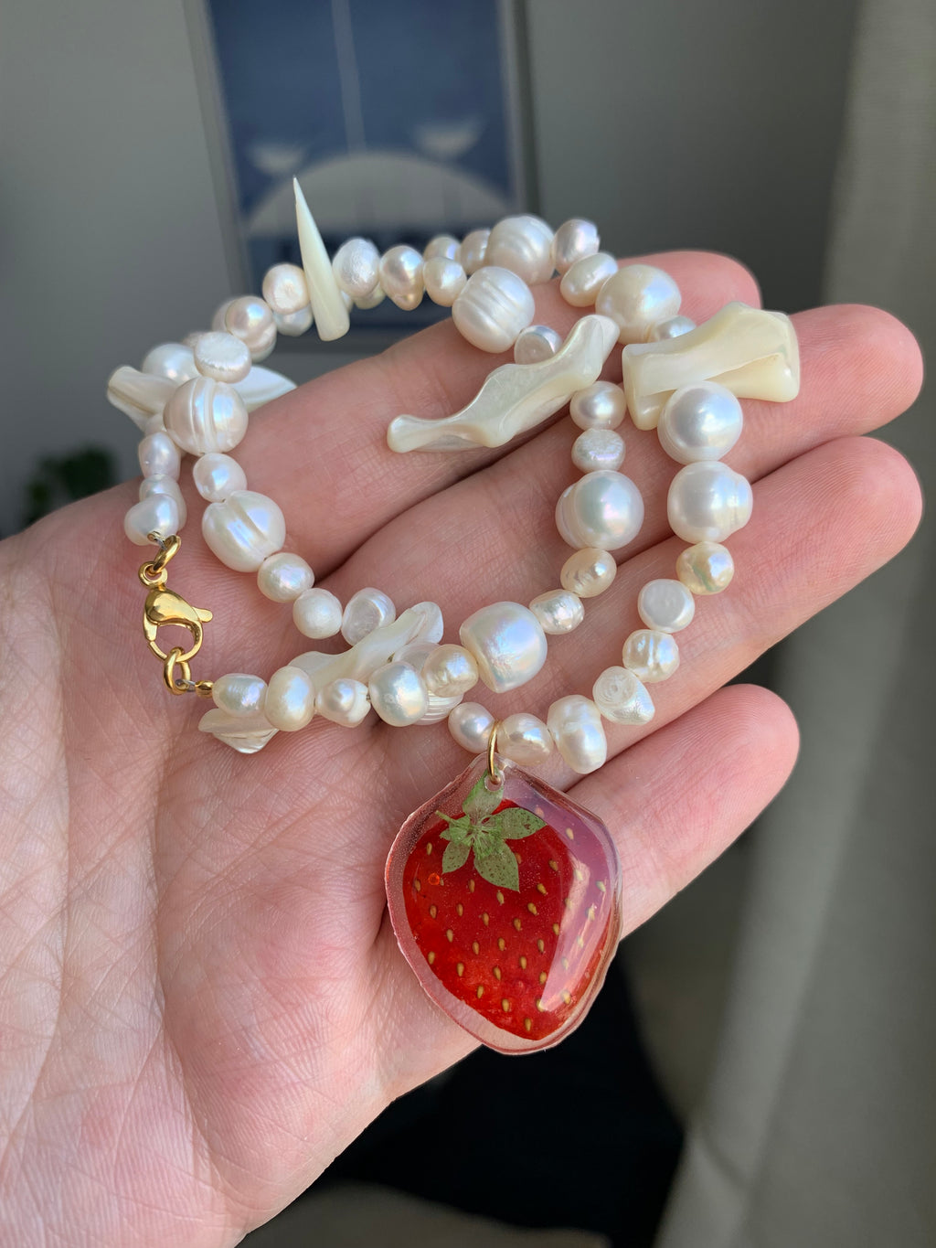 Naszyjnik Strawberry Cream