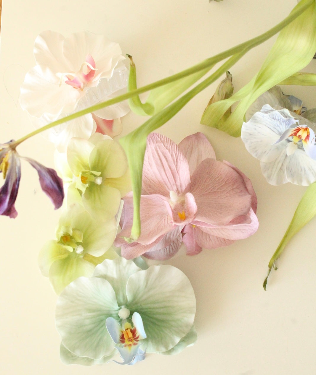 Spinka No.11 pudrowo różowa Orchidea