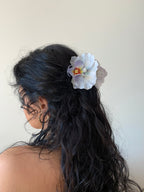 Orchid hair clip No. 2 Blue Orchid