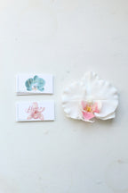 Orchid hair clip No. 4 White Orchid