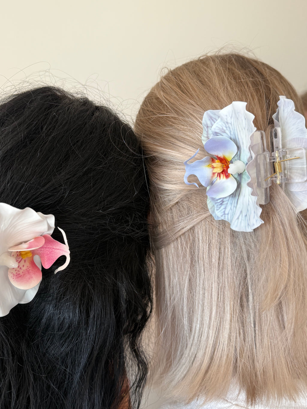 Orchid hair clip No. 2 Blue Orchid