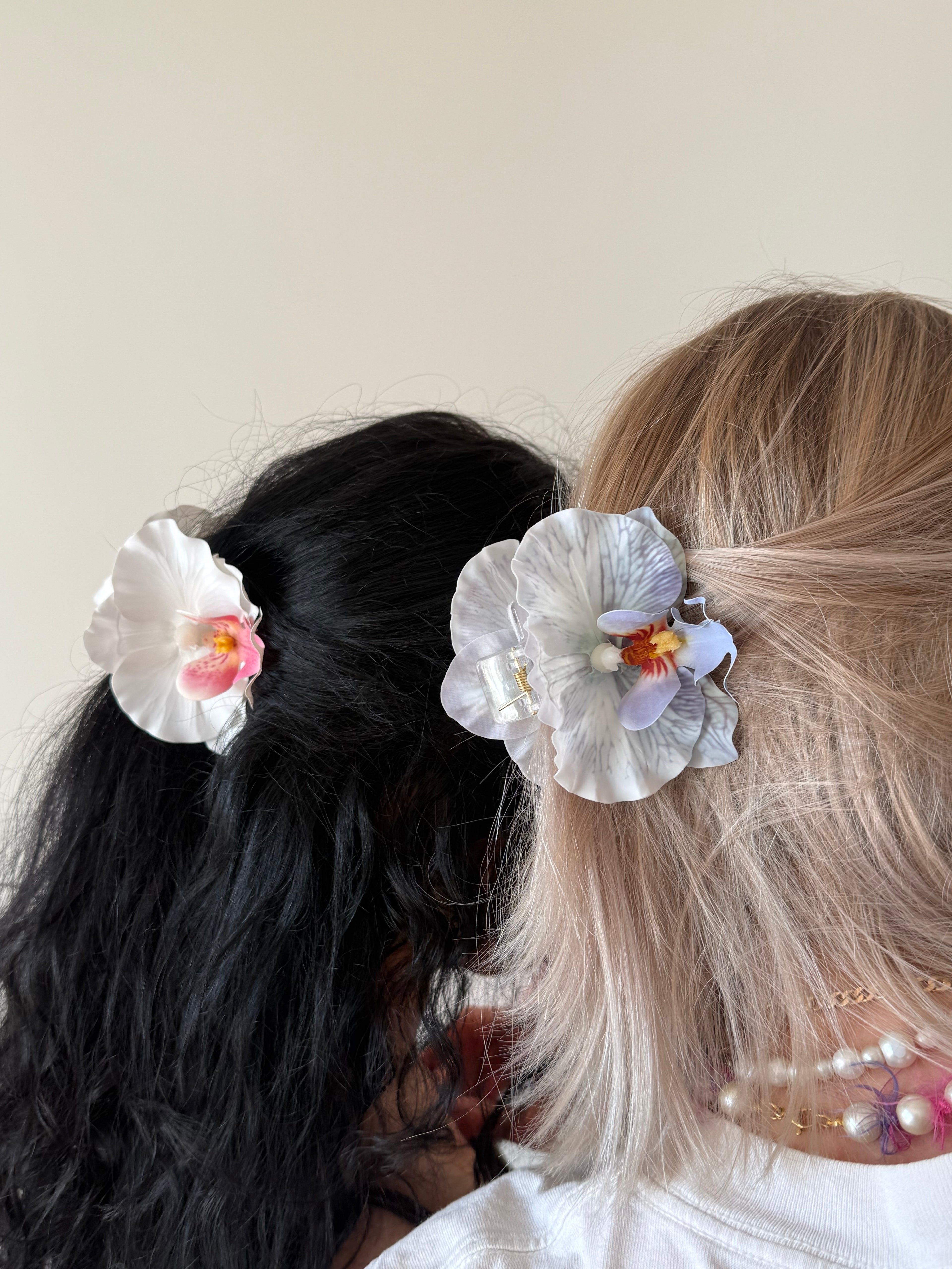 Orchid hair clip No. 2 Blue Orchid