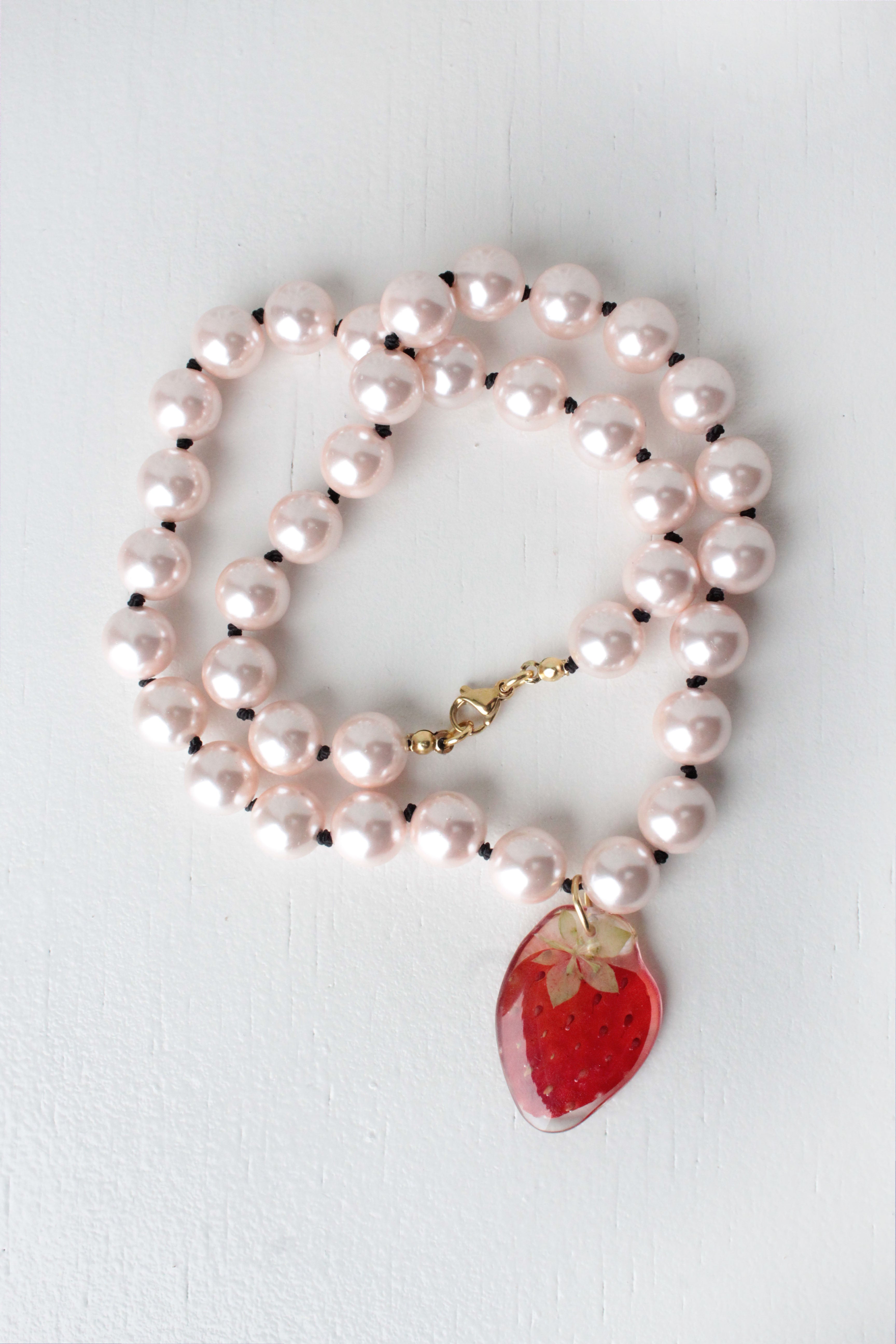 Naszyjnik Strawberry Yogurt