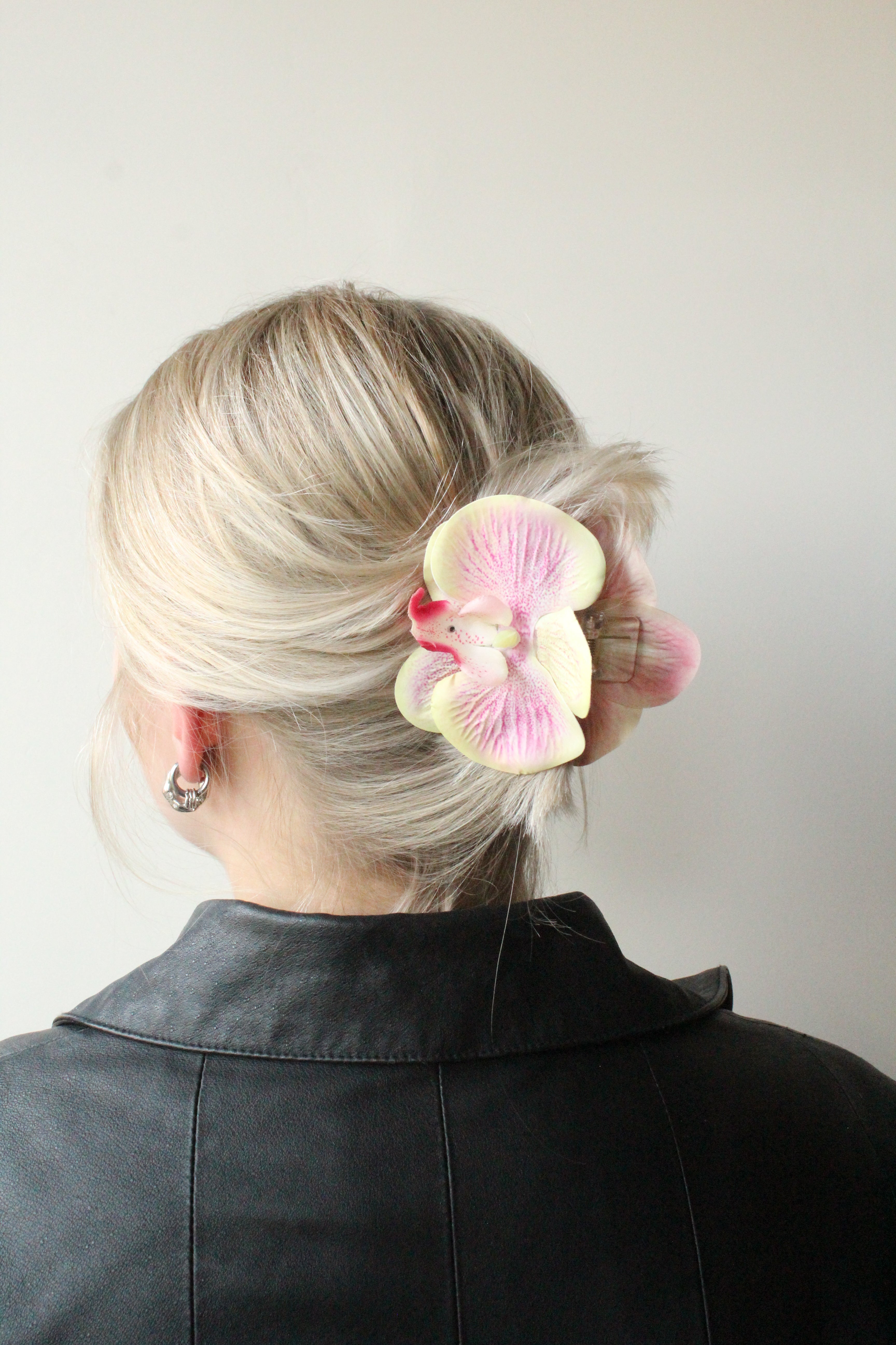 Spinka No.12 żółto-różowa Orchidea