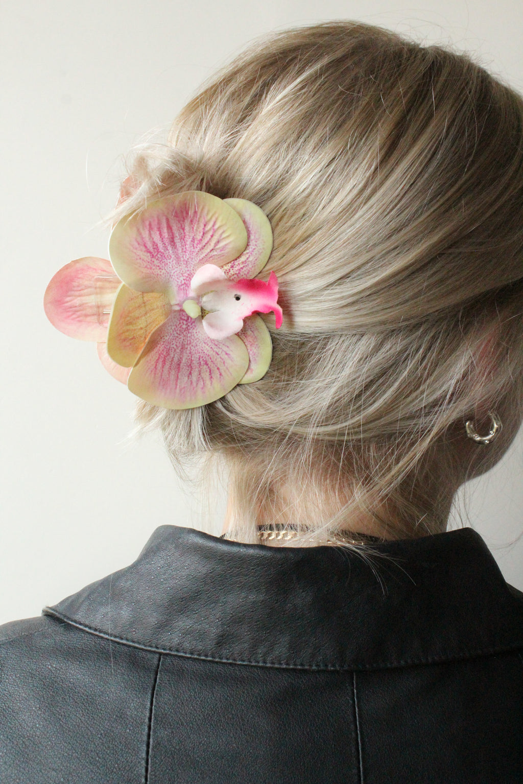 Spinka No.12 żółto-różowa Orchidea