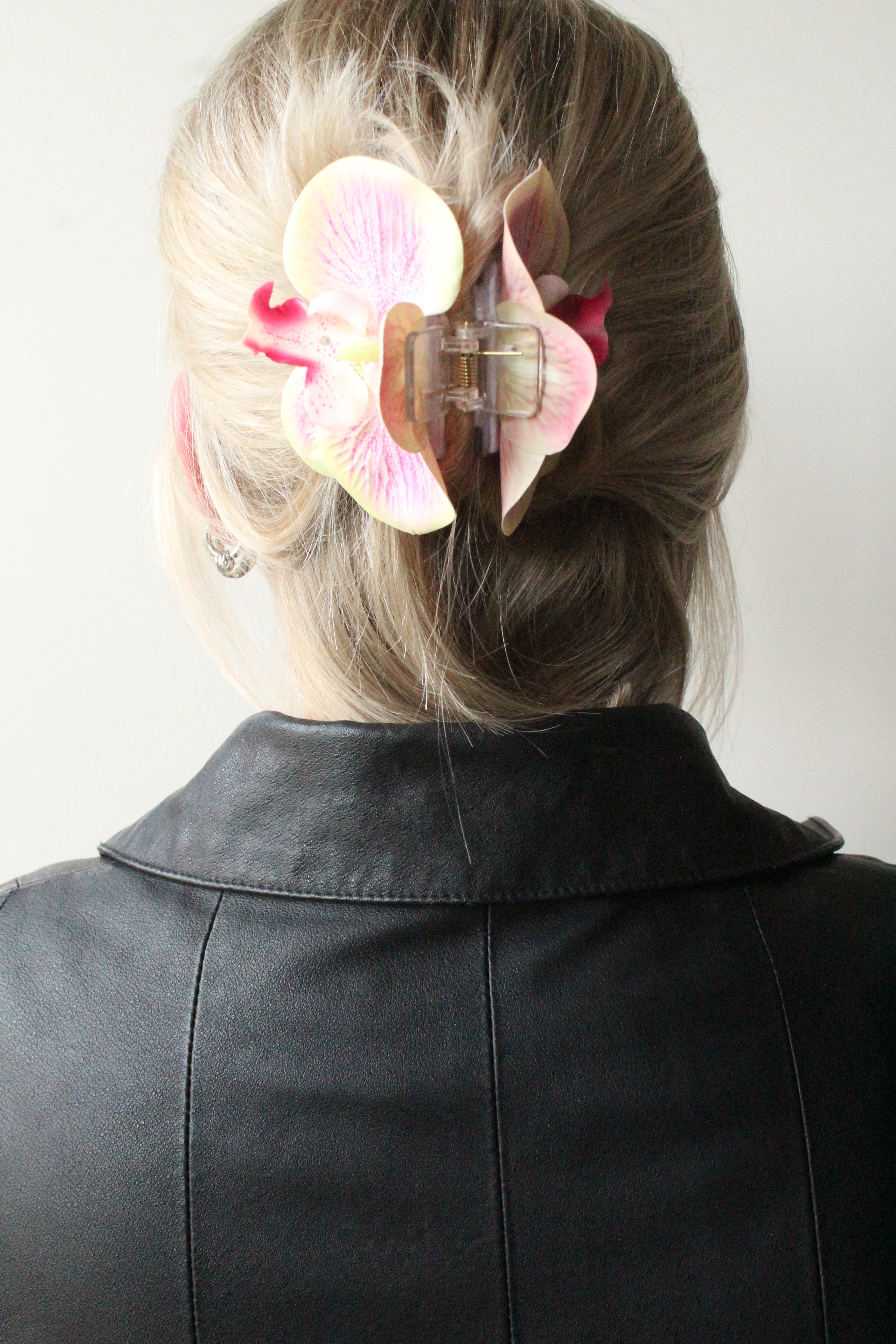 Spinka No.12 żółto-różowa Orchidea