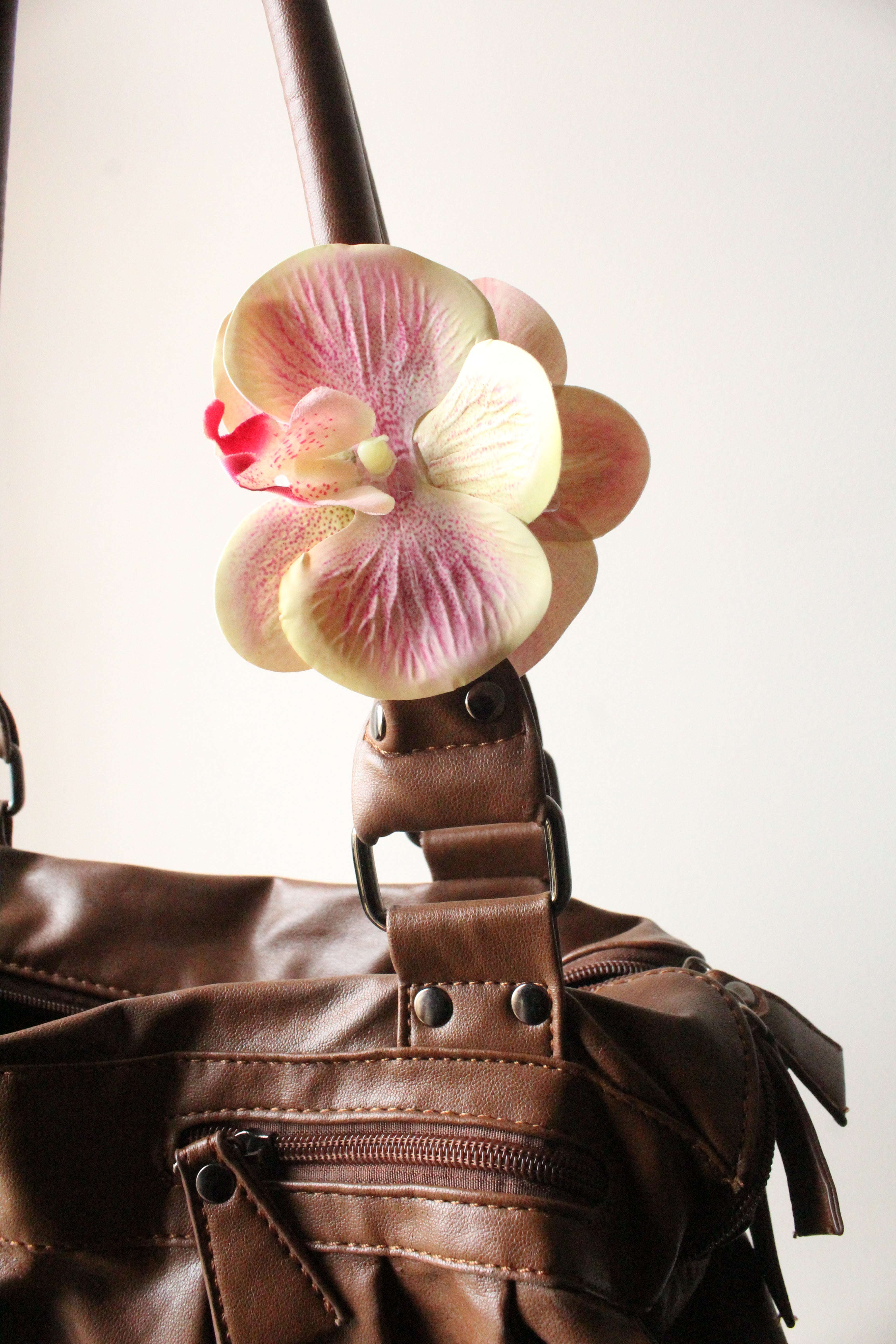 Spinka No.12 żółto-różowa Orchidea