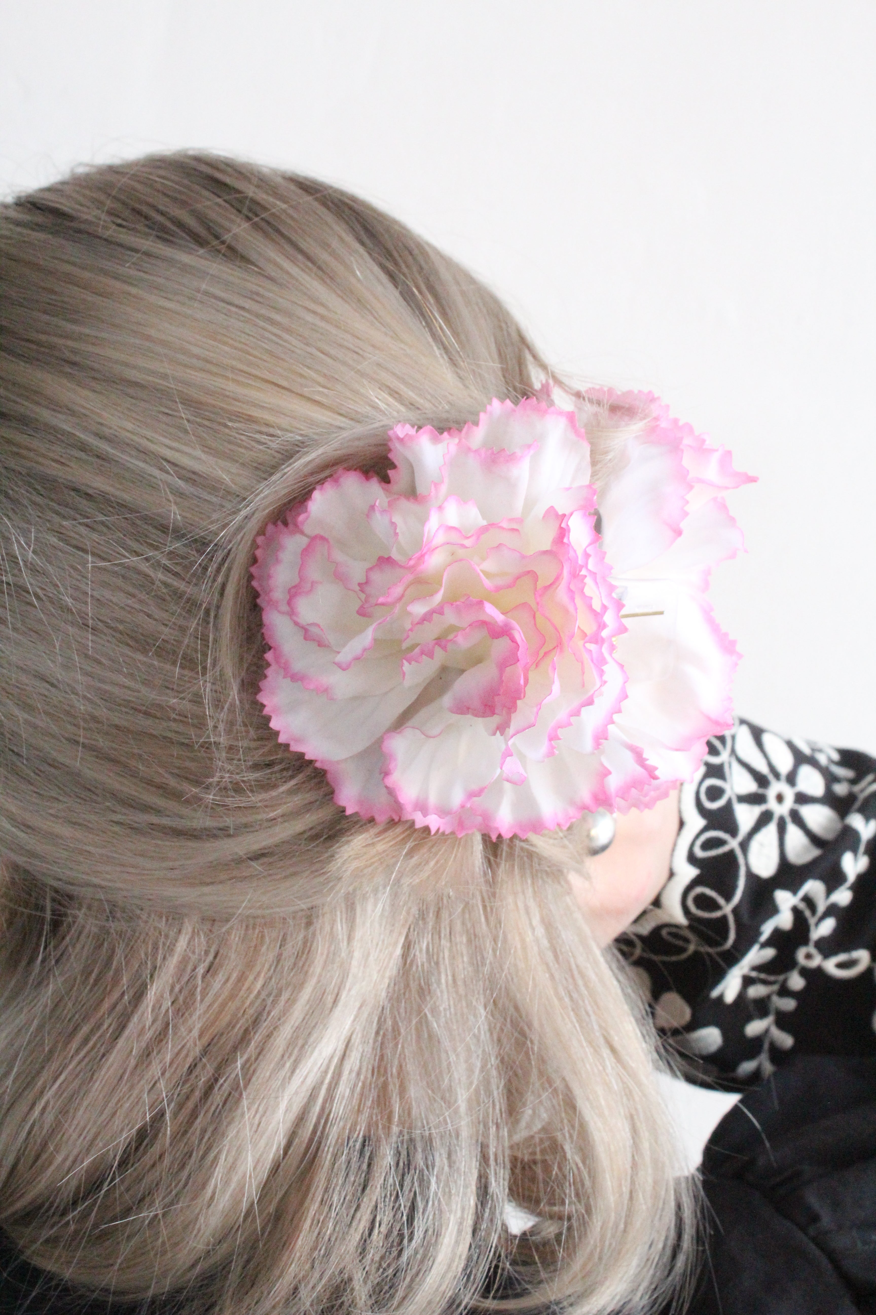 Spinka biało-różowy Goździk