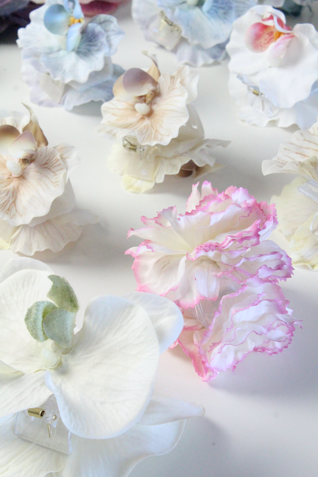 Spinka biało-różowy Goździk