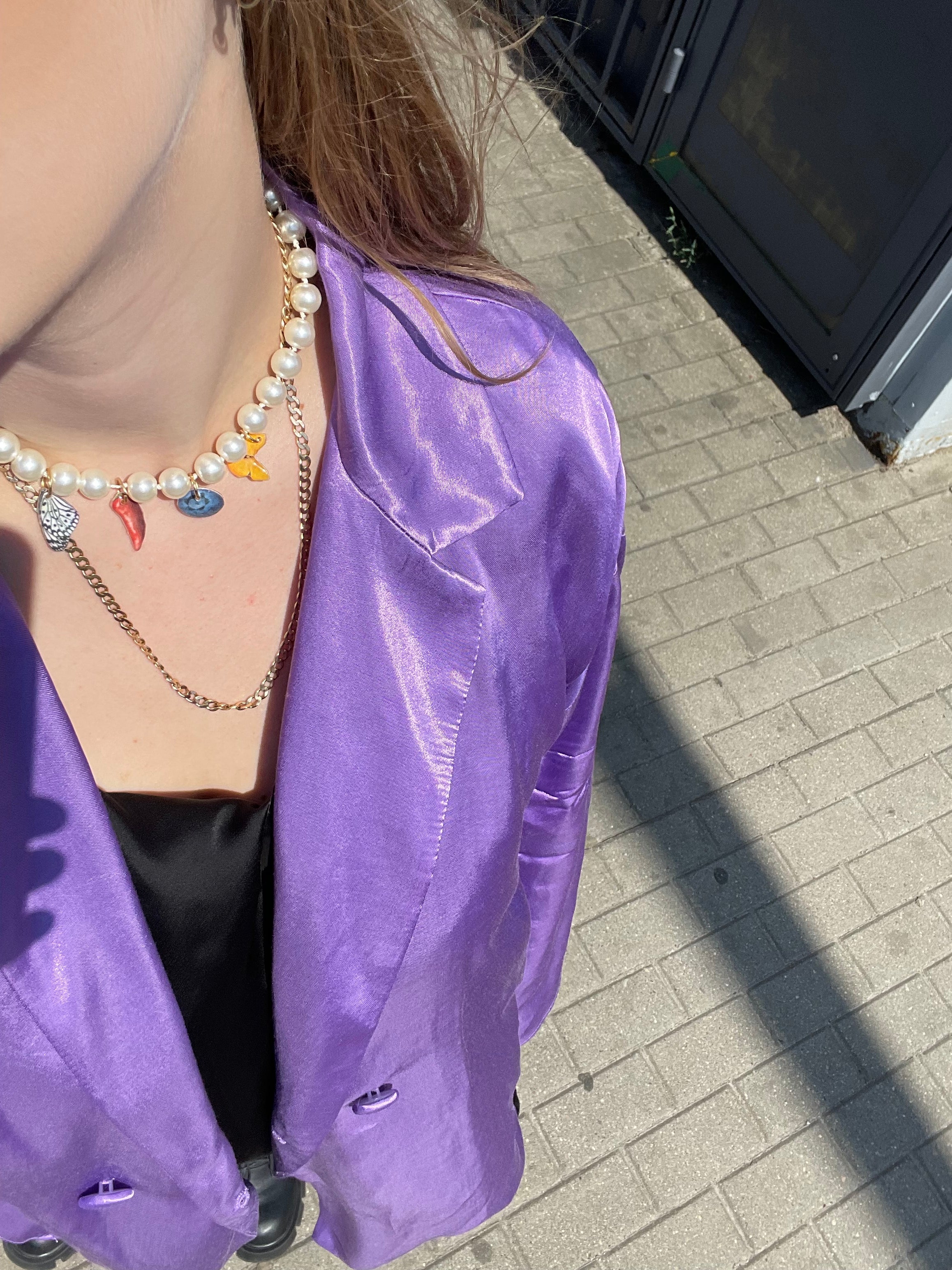 Naszyjnik z charmsami Butter Garden