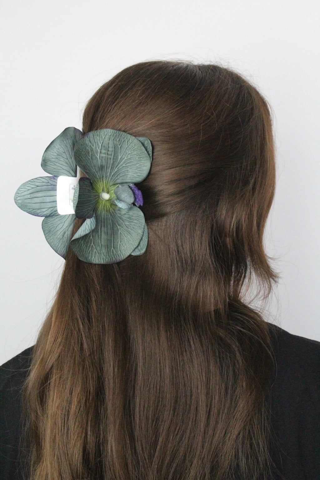 Spinka No.22 Ciemnozielona Orchidea