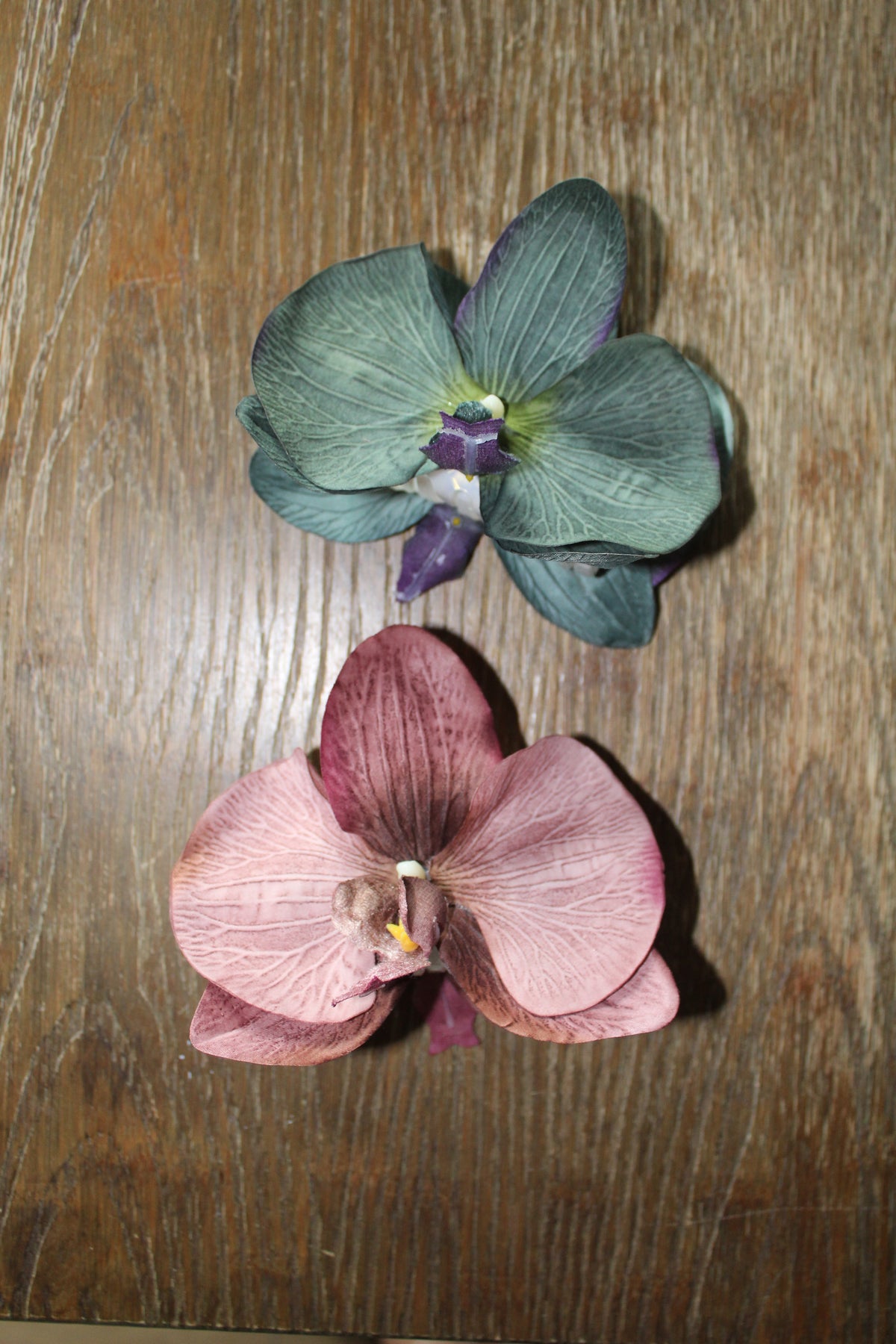 Spinka No.22 Ciemnozielona Orchidea