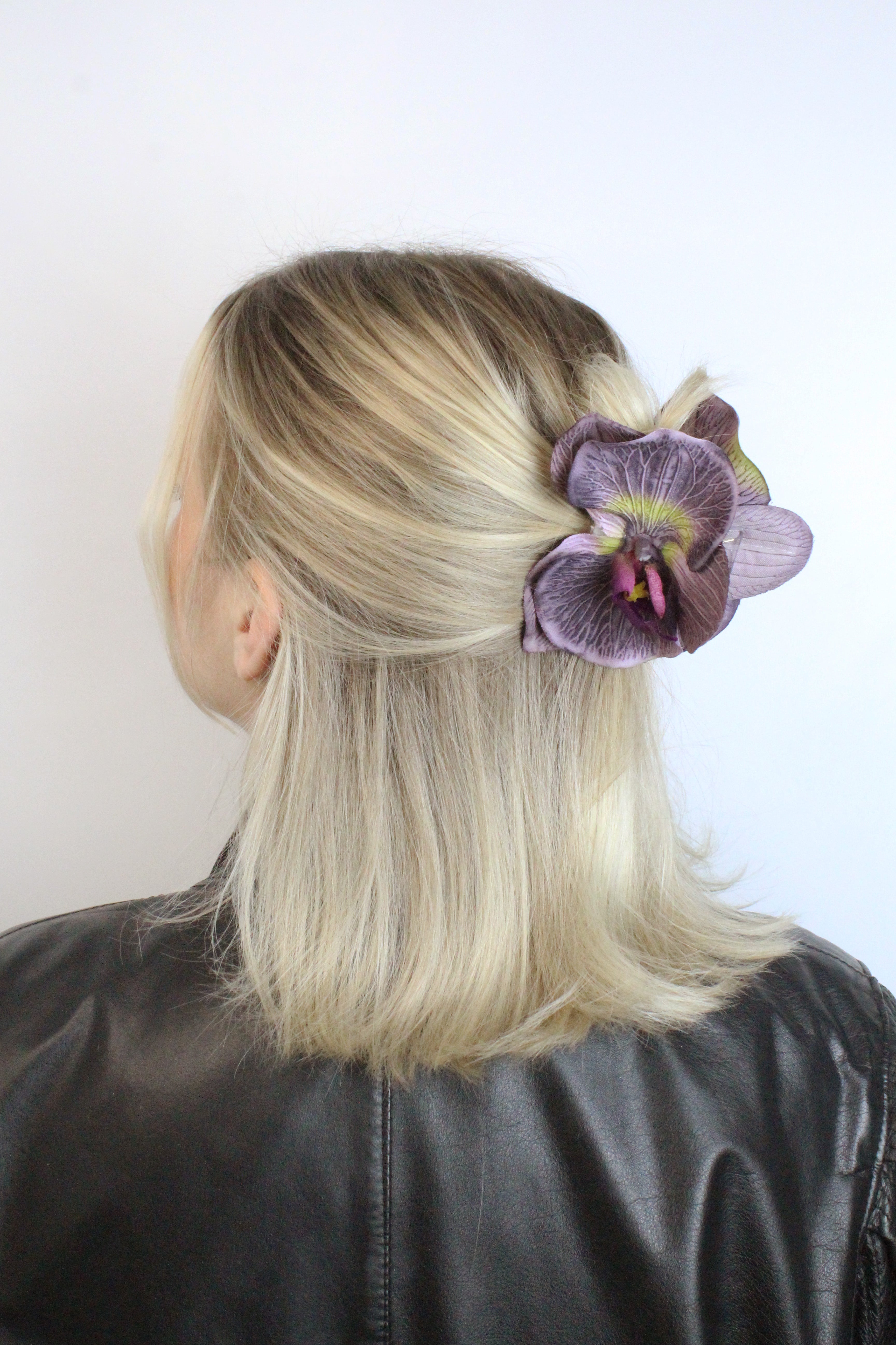 Spinka No.7 jedwabna Fioletowa Orchidea