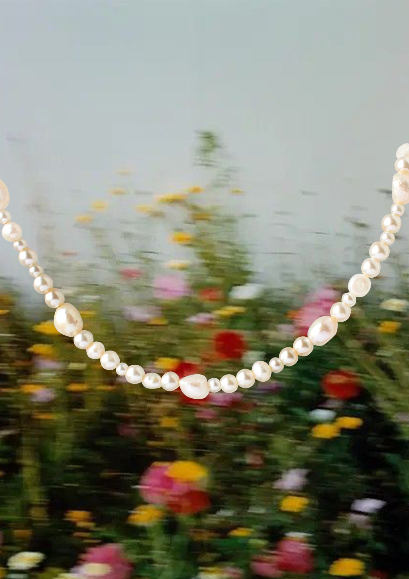 Naszyjnik perłowy Magnolia